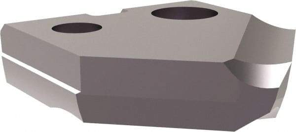 Allied Machine and Engineering - 17.5mm Diam x 1/8" Thick, Seat Code 0, 90° Included Angle Spade Drill Insert - TiAlN Coated, Cobalt, Grade Super Cobalt, Series T-A - Eagle Tool & Supply