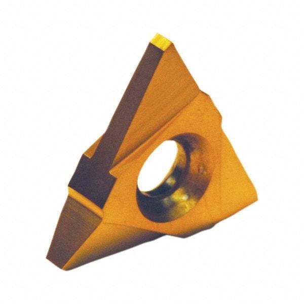 Tool-Flo - TNMA44 API Buttress Grade GP50D Edge Threading Insert - AlTiN Finish, 1/2" Inscribed Circle, Neutral Cut - Eagle Tool & Supply