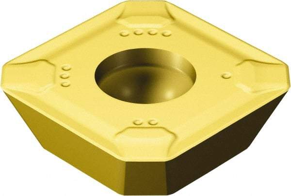 Sandvik Coromant - R24512T3 KH Grade 1020 Carbide Milling Insert - TiAlN Finish, 3.97mm Thick, 13.4mm Inscribed Circle, 1.5mm Corner Radius - Eagle Tool & Supply