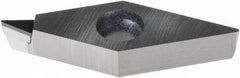 Kyocera - VBMT220.2 Grade KPD010 Polycrystalline Diamond (PCD) Turning Insert - Uncoated, 35° Diamond, 1/4" Inscr Circle, 1/8" Thick, 0.004" Corner Radius - Eagle Tool & Supply