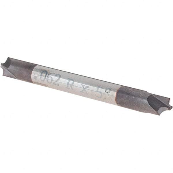 Value Collection - Corner Rounding End Mills - 0.046X2 .062CR 2FL CARB ALTIN CR DEM - Eagle Tool & Supply