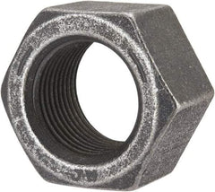 Value Collection - 1-1/8 - 12 UNF Steel Right Hand Hex Nut - 1-11/16" Across Flats, 0.999" High, Uncoated - Eagle Tool & Supply