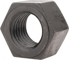 Value Collection - 1-1/4 - 7 UNC Steel Right Hand Hex Nut - 1-7/8" Across Flats, 1-1/16" High, Uncoated - Eagle Tool & Supply