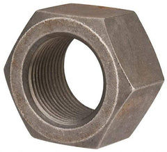 Value Collection - 1-1/4 - 12 UNF Steel Right Hand Hex Nut - 1-7/8" Across Flats, 1.094" High, Uncoated - Eagle Tool & Supply