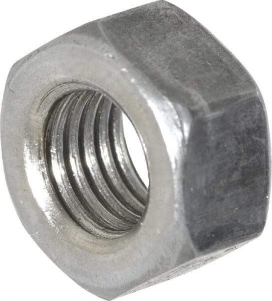 Value Collection - 5/16-24 UNF Steel Right Hand Hex Nut - 1/2" Across Flats, 17/64" High, Uncoated - Eagle Tool & Supply