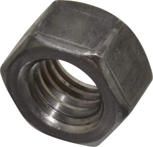 Value Collection - 5/8-11 UNC Steel Right Hand Hex Nut - 15/16" Across Flats, 35/64" High, Uncoated - Eagle Tool & Supply