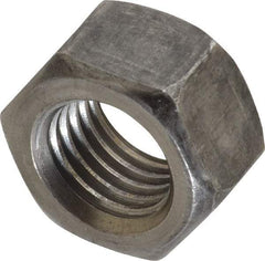 Value Collection - 7/8-9 UNC Steel Right Hand Hex Nut - 1-5/16" Across Flats, 3/4" High, Uncoated - Eagle Tool & Supply