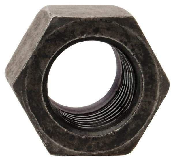 Value Collection - 3/8-24 UNF Grade 8 Hex Lock Nut with Nylon Insert - 9/16" Width Across Flats, 29/64" High, Uncoated - Eagle Tool & Supply