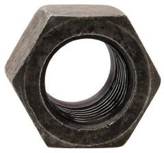 Value Collection - 3/8-24 UNF Grade 8 Hex Lock Nut with Nylon Insert - 9/16" Width Across Flats, 29/64" High, Uncoated - Eagle Tool & Supply