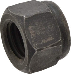 Value Collection - 5/8-11 UNC Grade 8 Hex Lock Nut with Nylon Insert - 15/16" Width Across Flats, 3/4" High, Uncoated - Eagle Tool & Supply