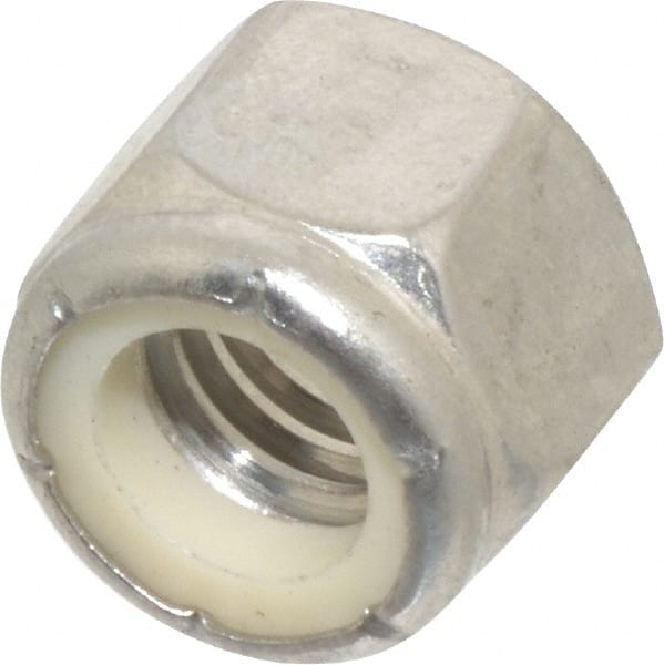 Value Collection - 3/8-16 UNC 316 Hex Lock Nut with Nylon Insert - Eagle Tool & Supply