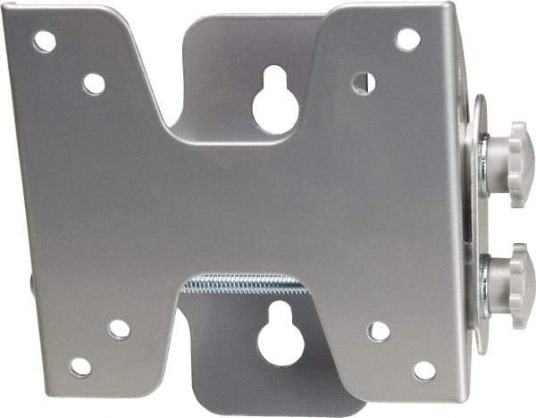Video Mount - Steel, Flat Panel Tilt Mount For 10 to 23 Inch LCD Monitor - Silver, 25 Lbs. Load Capacity, 15° Max Tilt Angle, Flush Wall Mount Tilting - Eagle Tool & Supply