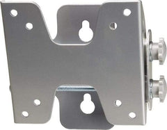 Video Mount - Steel, Flat Panel Tilt Mount For 10 to 23 Inch LCD Monitor - Silver, 25 Lbs. Load Capacity, 15° Max Tilt Angle, Flush Wall Mount Tilting - Eagle Tool & Supply