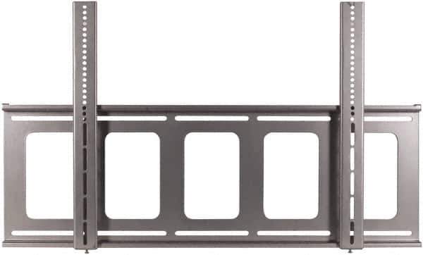 Video Mount - Steel, Flat Panel Flat Mount For 42 to 70 Inch Plasma Monitor - Silver, 180 Lbs. Load Capacity, 0 to 18 Inch Vertical Opening, 0° Max Tilt Angle, Flush Wall Mount - Eagle Tool & Supply