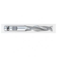 3/4 Dia. x 4-1/2 Overall Length 2-Flute Square End HSS-CO SE End Mill-Round Shank-Center Cutting-Uncoated - Eagle Tool & Supply