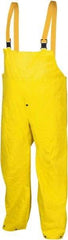 MCR Safety - Size 2XL, Yellow, Rain, Limited Flammability Overall - Snap Ankle, Take Up Snaps Wrist - Eagle Tool & Supply