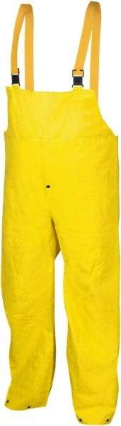 MCR Safety - Size M, Yellow, Rain, Limited Flammability Overall - Snap Ankle, Take Up Snaps Wrist - Eagle Tool & Supply