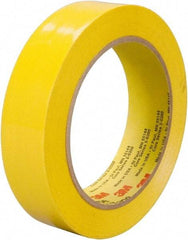 3M - 36 Yds. x 2", Yellow Polyethylene Film Tape - 483 Series, 5 mil Thick, 10 Lb./Inch Tensile Strength - Eagle Tool & Supply