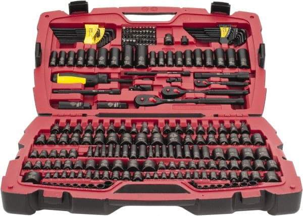 Stanley - 229 Piece Mechanic's Tool Set - Comes in Blow Mold Box - Eagle Tool & Supply