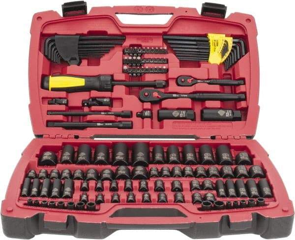 Stanley - 141 Piece Mechanic's Tool Set - Comes in Blow Mold Box - Eagle Tool & Supply