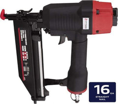 Value Collection - 1 to 2-1/2" Nail Length, 0.118" Nail Diam, 16 Gauge Finish Air Nailer - 70 to 110 psi - Eagle Tool & Supply