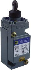 Square D - DPDT, 2NC/2NO, 600 Volt, Screw Terminal, Roller Plunger Actuator, General Purpose Limit Switch - 1, 2, 4, 6, 12, 13, 6P NEMA Rating, IP67 IPR Rating - Eagle Tool & Supply