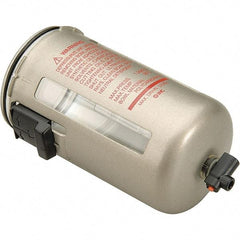 Dynabrade - 55 CFM Max Air Flow, 145 Max psi, Filter Bowl Assembly for Filter Regulator Lubricators - 140°F Max, For Use with 10671, 10673, 10675, 10677, 10679, 10681 - Eagle Tool & Supply