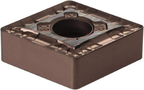 Kennametal - CNMG432 MR Grade KCP25B Carbide Turning Insert - TiCN/Al2O3/TiOCN Finish, 80° Diamond, 1/2" Inscr Circle, 3/16" Thick, 1/32" Corner Radius - Eagle Tool & Supply