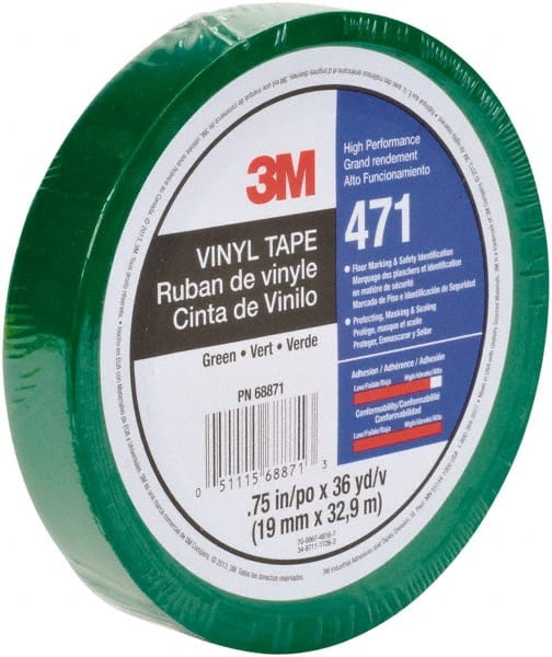 3M - 3/4" x 108' Vinyl Floor & Egress Tape - Eagle Tool & Supply