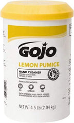 GOJO - 4.5 Lb Dispenser Refill Cream Waterless Hand Cleaner - White, Lemon Scent - Eagle Tool & Supply