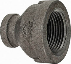 Value Collection - Class 150, 1 x 3/8" Black Pipe Reducing Bushing - Threaded, Malleable Iron - Eagle Tool & Supply