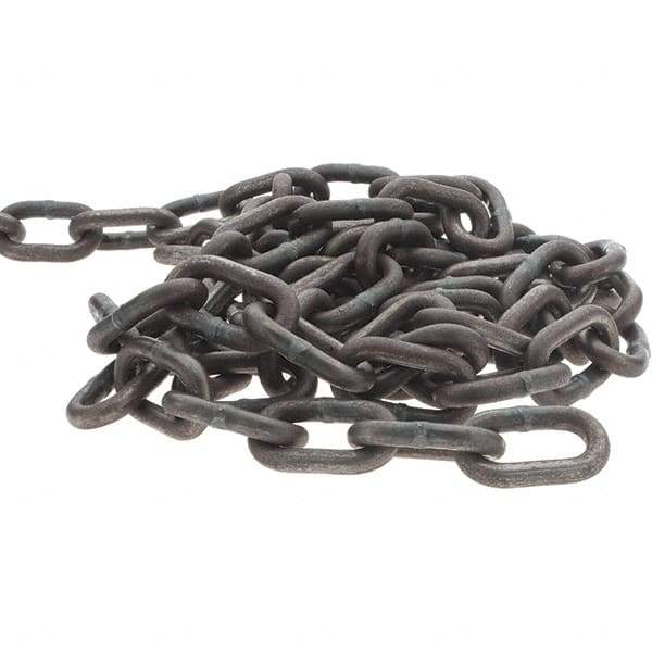 Peerless Chain - 1/4" Welded High Test Chain - 5,400 Lb Capacity, Grade 40, 134' Long, Hot Galvanized Finish - Eagle Tool & Supply