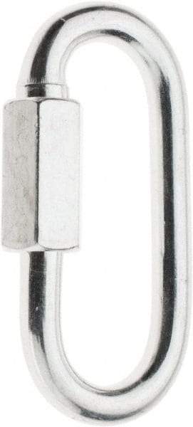 Value Collection - Zinc Steel Quick Link - 3/16" Diameter, 600 Lb Load Limit - Eagle Tool & Supply