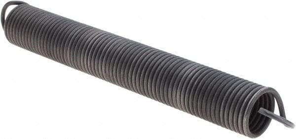Associated Spring Raymond - 1" OD, Steel Extension Spring - 6 Lb/In Rating - Eagle Tool & Supply