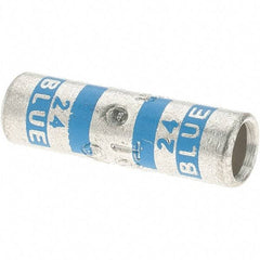 Thomas & Betts - 6 AWG Compatible, Butt Splice Terminal - Blue - Eagle Tool & Supply
