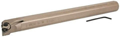 Iscar - 1.18" Min Bore Diam, 12" OAL, 1" Shank Diam, MWLN Indexable Boring Bar - 1.38" Max Bore Depth, Pin & Clamp Holding Method - Eagle Tool & Supply