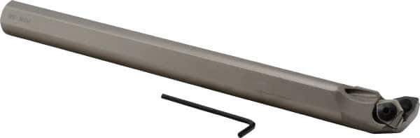Iscar - 1.22" Min Bore Diam, 12" OAL, 1" Shank Diam, A-MWLN Indexable Boring Bar - 1.38" Max Bore Depth, WNM.. 43.. Insert, Wedge Holding Method - Eagle Tool & Supply