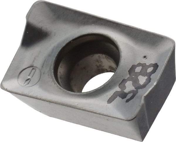Iscar - ADKT1505 HM Grade IC328 Carbide Milling Insert - TiCN Finish, 0.222" Thick, 0.8mm Corner Radius - Eagle Tool & Supply