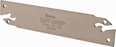 Iscar - 2.8 to 4mm Groove Width, 50mm Max Depth of Cut, Neutral Cut, CGHN Indexable Grooving Blade - Multiple Insert Styles, Series Cut Grip - Eagle Tool & Supply