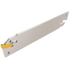 Iscar - 3.5 to 5mm Groove Width, 50mm Max Depth of Cut, Neutral Cut, CGHN Indexable Grooving Blade - Multiple Insert Styles, Series Cut Grip - Eagle Tool & Supply