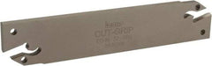 Iscar - 1.2598" Blade Height, 0.2047" Blade Width, 5.9055" OAL, Neutral Cut, Double End Indexable Cut-Off Blade - CGHN Blade - Eagle Tool & Supply