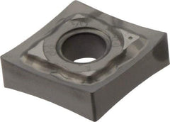 Iscar - CNMG431 PP Grade IC10 Carbide Turning Insert - Uncoated, 80° Diamond, 1/2" Inscr Circle, 3/16" Thick, 1/64" Corner Radius - Eagle Tool & Supply