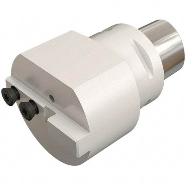Iscar - 50mm Head Length, Modular Grooving Blade Holder Head - Left Hand Cut, System Size C4, Through Coolant, Series CAMFIX, ExchangeableHeads - Eagle Tool & Supply