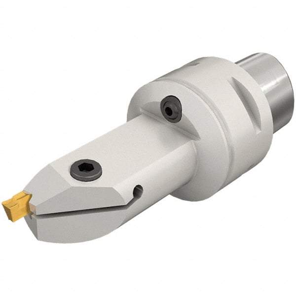 Iscar - C5-HFI, Internal, Right Hand, 5.3mm Max Depth of Cut, 3 to 6mm Groove Width, Indexable Grooving Tool Holder - Through Coolant - Eagle Tool & Supply