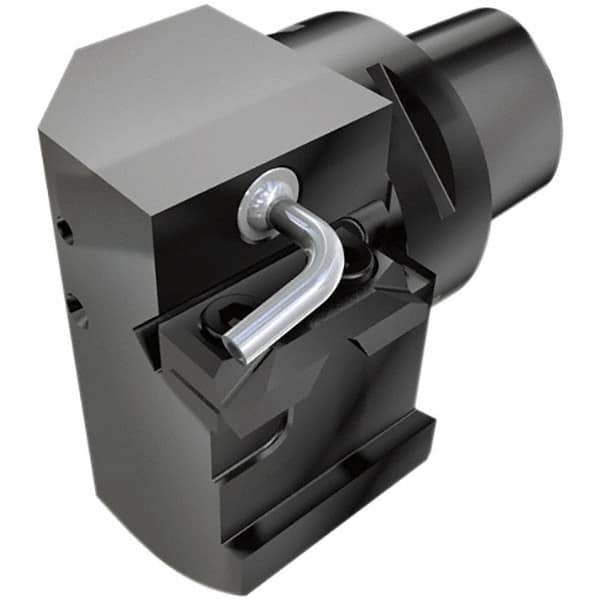 Iscar - Tool Block Style IM-TBU, 32mm Blade Height, Indexable Cutoff Blade Tool Block - 1.26" Shank Height, Through Coolant, Series ExchangeableHeads Iscar-Grip - Eagle Tool & Supply