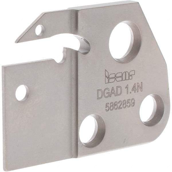 Iscar - 1.4mm Insert Width, Cutoff & Grooving Support Blade for Indexables - 1.1" Max Depth of Cut, 1mm Head Projection - Eagle Tool & Supply