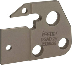 Iscar - 1.9 to 2.5mm Groove Width, Neutral Cut, DGAD Indexable Grooving Blade - DGN.., DGN R/L.., HGN.., HGR/L.., GRIP.. Insert Style, Series Do Grip - Eagle Tool & Supply
