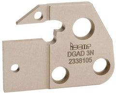 Iscar - 1.1811" Blade Height, 0.1575" Blade Width, 1.6339" OAL, Neutral Cut, Double End Indexable Cut-Off Blade - DGAD Blade - Eagle Tool & Supply