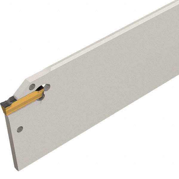 Iscar - 1.4" Groove Width, Neutral Cut, DGFH Indexable Grooving Blade - DGN/DGNM-J/JS/JT, DGR/L-J/JS Insert Style, Series Do-Grip & Heli-Grip - Eagle Tool & Supply