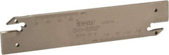 Iscar - 1.2598" Blade Height, 0.2047" Blade Width, 5.9055" OAL, Neutral Cut, Double End Indexable Cut-Off Blade - DGFH Blade - Eagle Tool & Supply